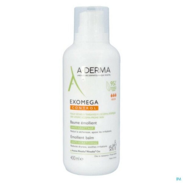 A Derma - Exomega Control Emollient Balm - 400 ml