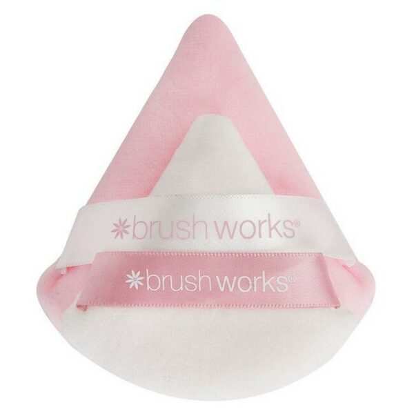 Brushworks - Triangular Powder Puff Duo 2 Pak