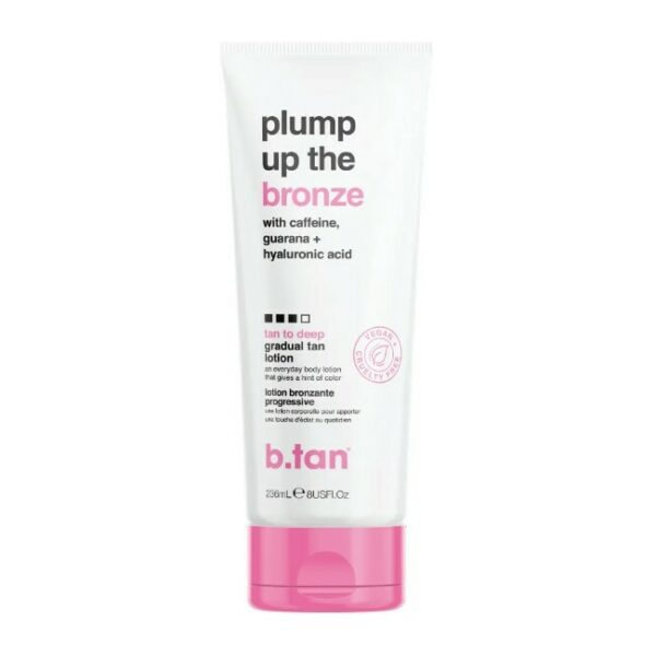 b.tan - Plump Up The Bronze Gradual Tan Lotion - Tan To Deep - 236 ml