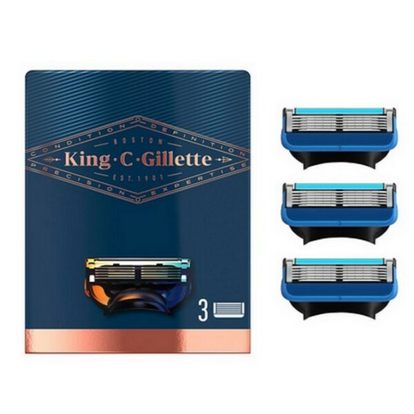 Gillette - King C. Barberblade - 3 Stk.