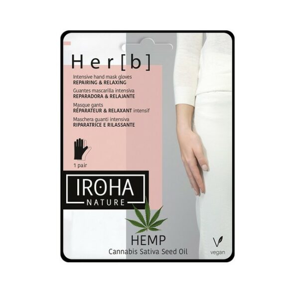 Iroha Nature - Hand Mask Gloves Intensiv Hemp