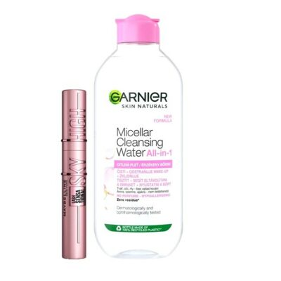 Maybelline - Sky High Mascara Black + Garnier Micellar 3in1 400 ml
