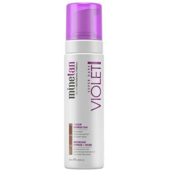 MineTan - Super Dark Violet Self Tan Foam - 200 ml