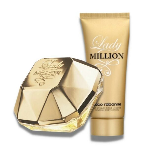 Paco Rabanne - Lady Million Gavesæt - 80 ml Edp & Bodylotion