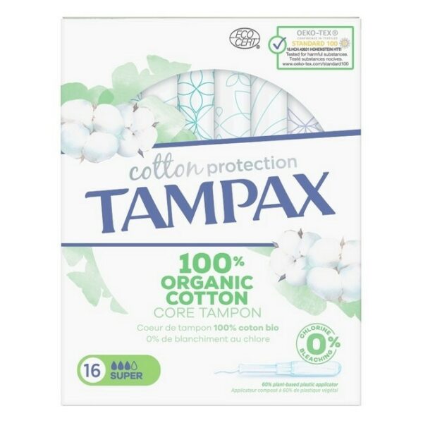 Tampax - Super Organic Cotton Tampons 16 Stk