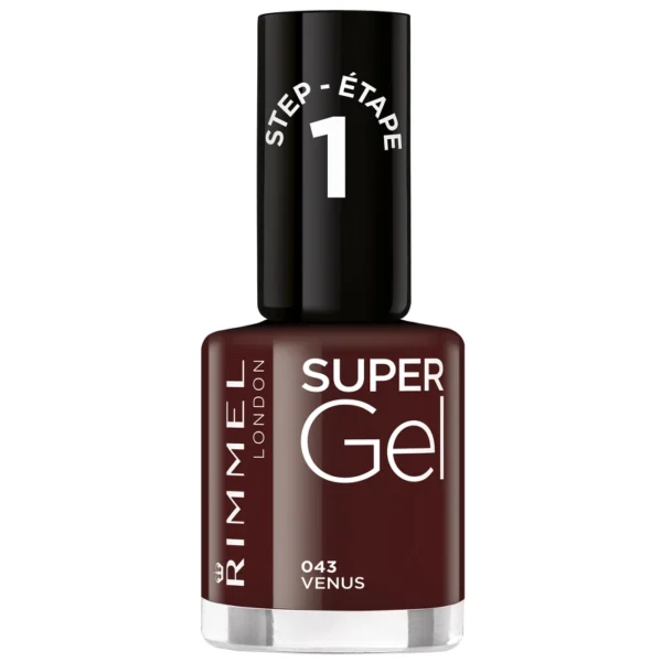 RIMMEL Super Gel Nail Polish 12 ml - 043 Venus