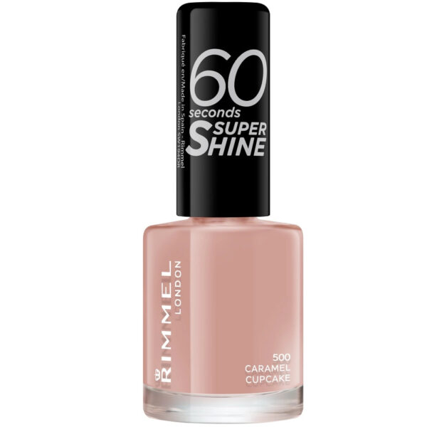 RIMMEL 60 Seconds Nail Polish 8 ml - 500 Caramel Cupcake