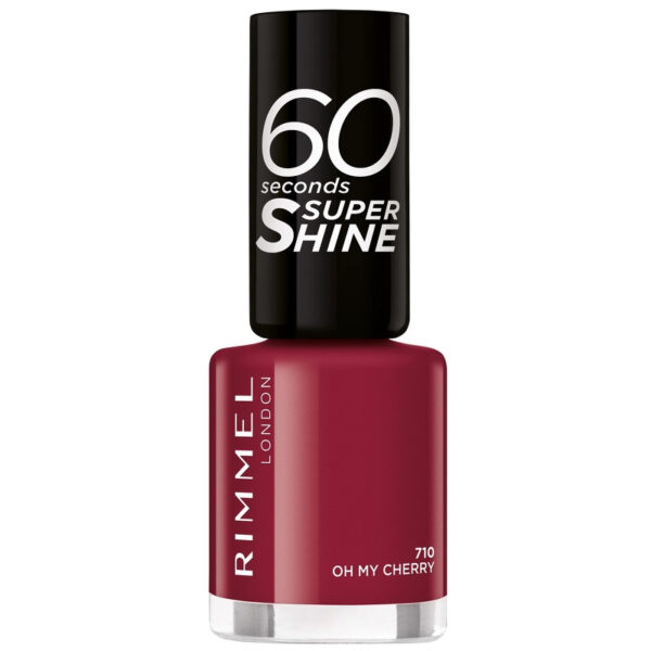 RIMMEL 60 Seconds Nail Polish 8 ml - 710 Oh My Cherry