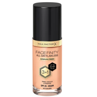 Max Factor All Day Flawles 3in1 Foundation 075 Golden