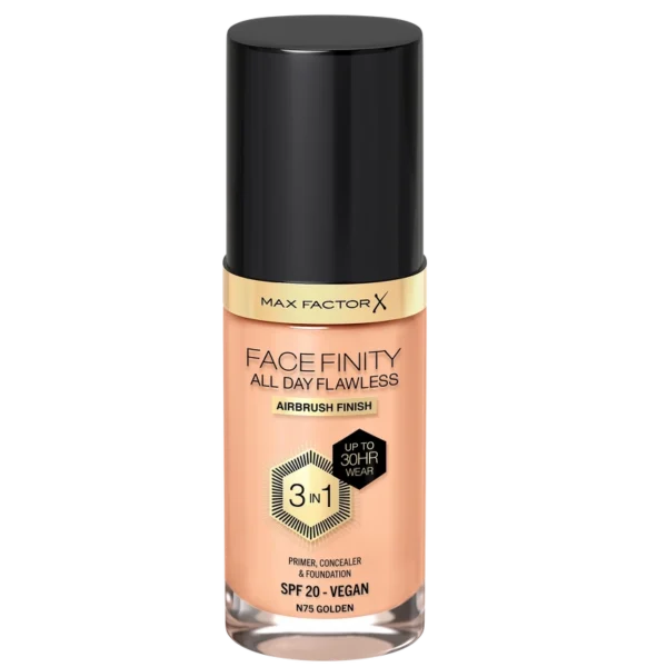 Max Factor All Day Flawles 3in1 Foundation 075 Golden