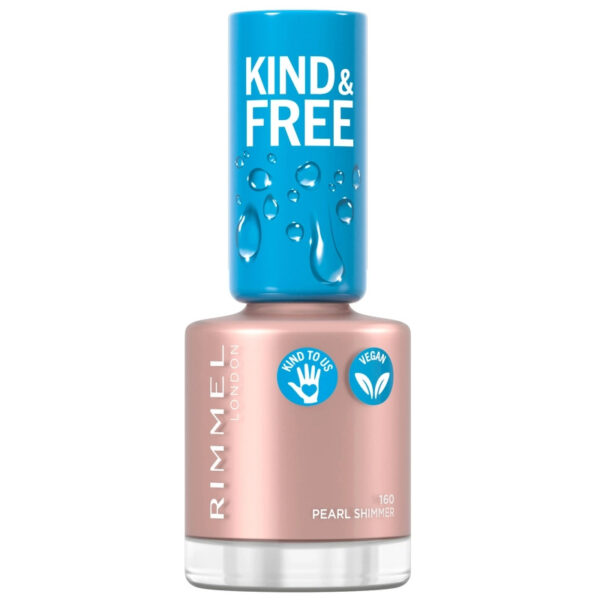 RIMMEL Kind & Free Clean Nail 8 ml - 160 Pearl Shimmer