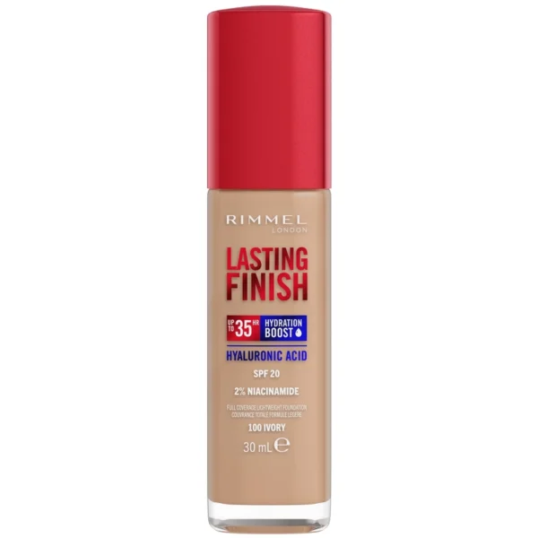 RIMMEL Clean Lasting Finish Foundation 30 ml - 100 Ivory