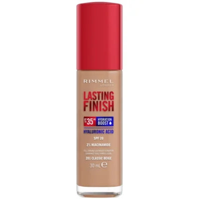 RIMMEL Clean Lasting Finish Foundation 30 ml - 201 Classic beige