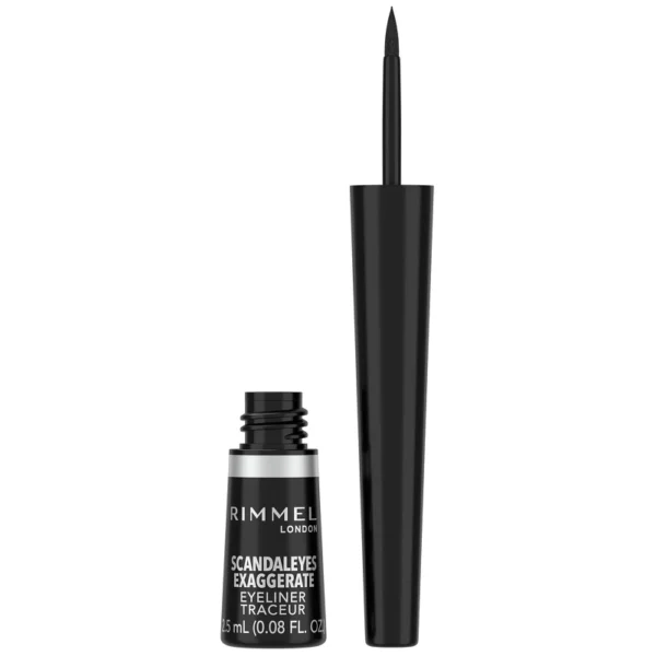 RIMMEL Exaggerate Liquid Eyeliner 2,5 ml - 001 Black