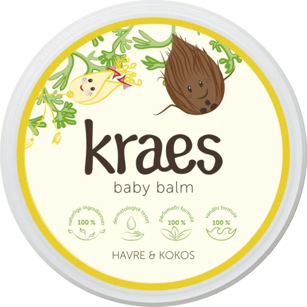 KRAES Baby Balm Havre & Kokos 300 ml