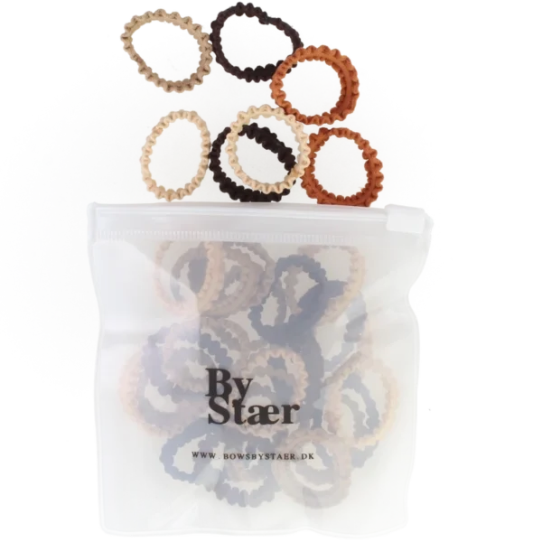 By Stær Mini Hair Elastics 25 Pieces - Mix 11