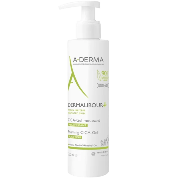 A-DERMA Dermalibour+ Foaming Cica-Gel 200 ml