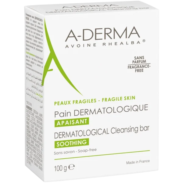 A-DERMA Dermatological Cleansing Bar 100 gr.