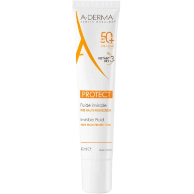 A-DERMA Protect Invisible Fluid SPF 50+ - 40 ml
