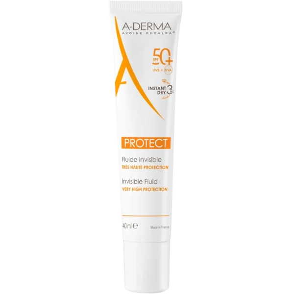 A-DERMA Protect Invisible Fluid SPF 50+ - 40 ml