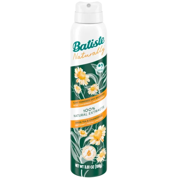 Batiste Naturally Green Tea & Chamomille Dry Shampoo 200 ml