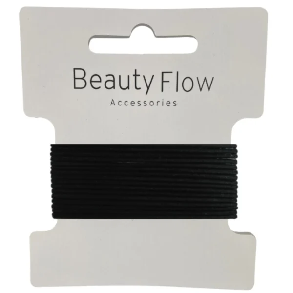 Beauty Flow Basic Hairtie 15 Pieces - Black