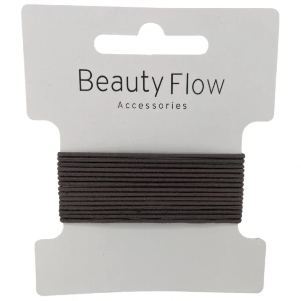 Beauty Flow Basic Hairtie 15 Pieces - Brownie