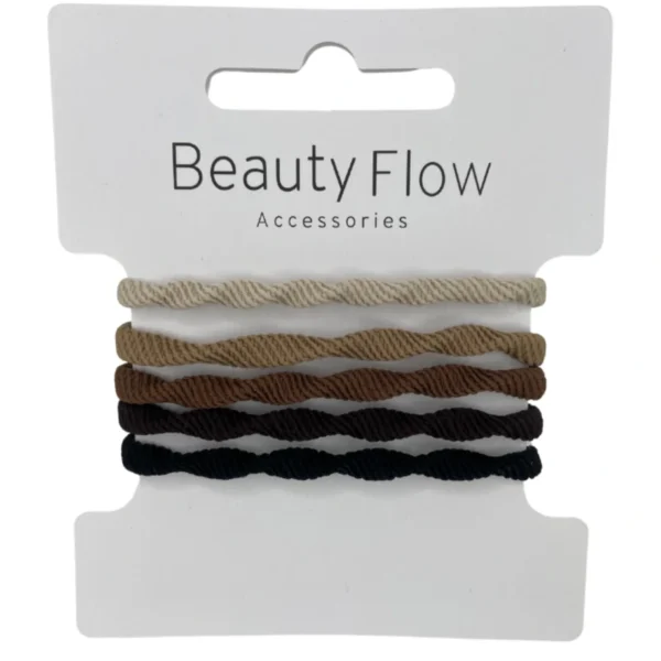 Beauty Flow Naturel Vibe Hairtie 5 Pieces