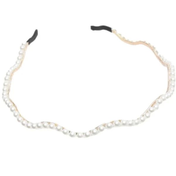 Beauty Flow Pearl Headband - Wavy