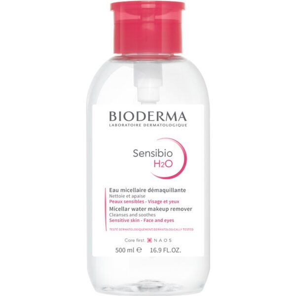 Bioderma Sensibio H2O Micellar Water W. Pump 500 ml (Limited Edition)