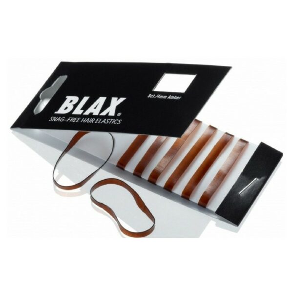 Blax Hair Elastics 8 Pieces - Brown