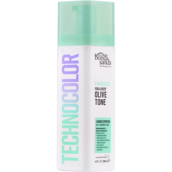 Bondi Sands Technocolor Self Tanning Foam Emerald Olive Tone 200 ml