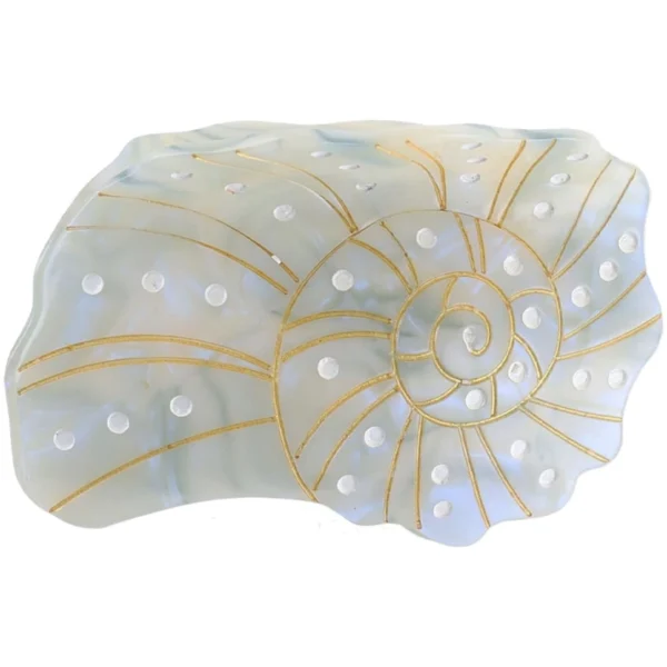 By Stær BEACH SHELL Hair Clip - Light Blue