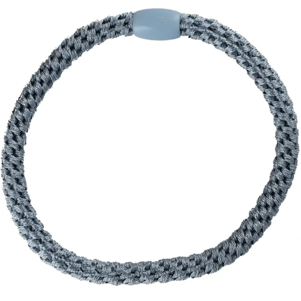 By Stær BRAIDED Hairtie Slim - Light Blue