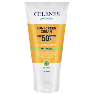 Celenes Herbal Sunscreen Face Cream Anti Aging SPF 50 - 50 ml