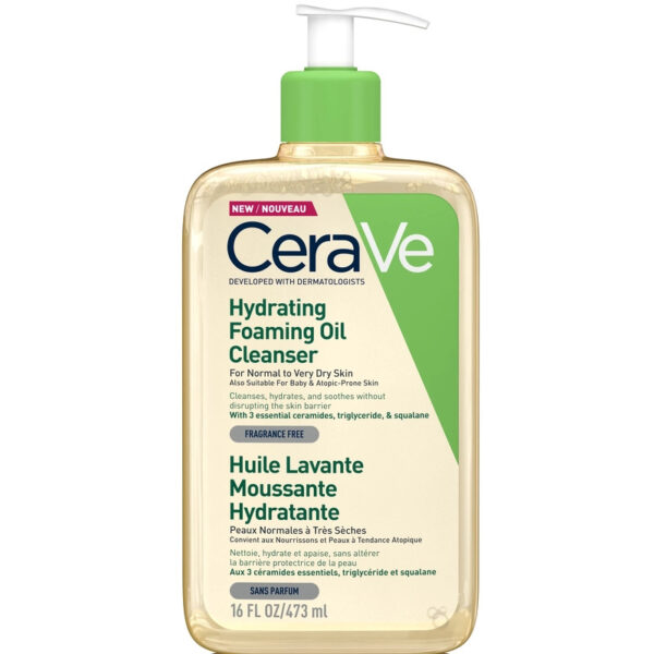 CeraVe Hydrating Foaming Oil Cleanser 473 ml