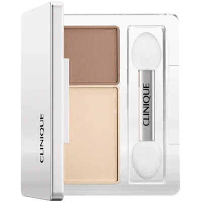 Clinique All About Shadow Duo 1,7 gr. - Ivory Bisque Bronze Satin