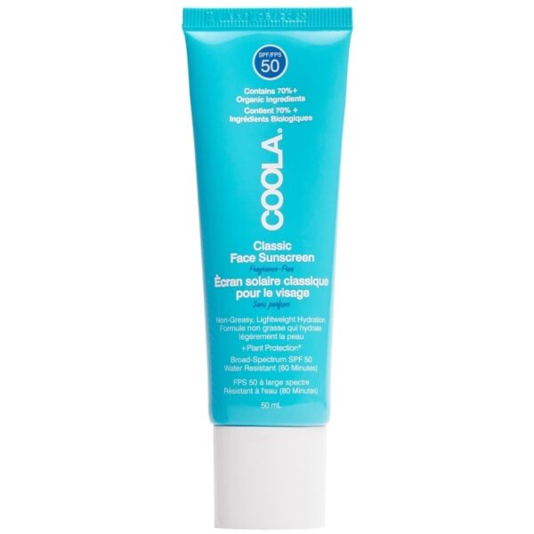 COOLA Classic Face Sunscreen Fragrance-Free SPF 50 - 50 ml