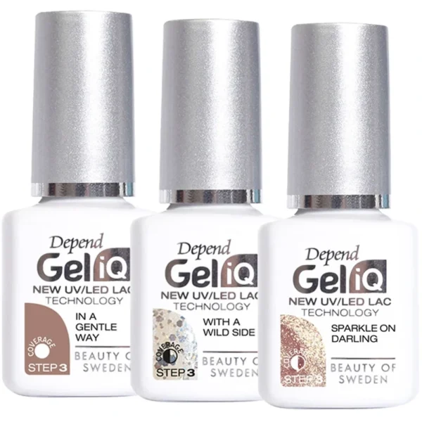 Depend Cosmetic Gel iQ Polish Twinkle Trio 3 x 5 ml