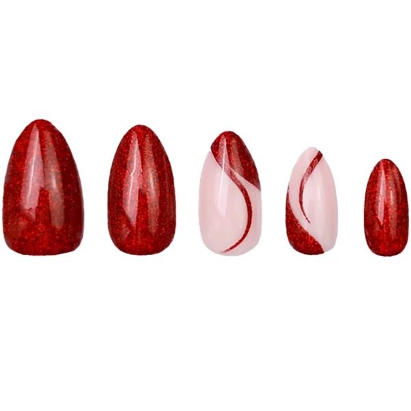 DUFFBEAUTY Reusable Press-on Manicure - Space Cherry