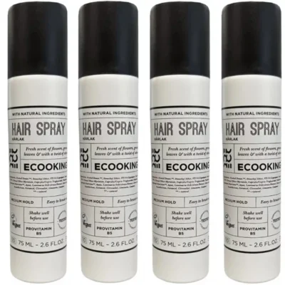 Ecooking Hair Spray 75 ml x 4