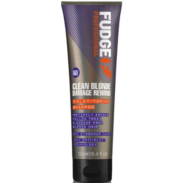 Fudge Clean Blonde Damage Rewind Toning Shampoo 250 ml