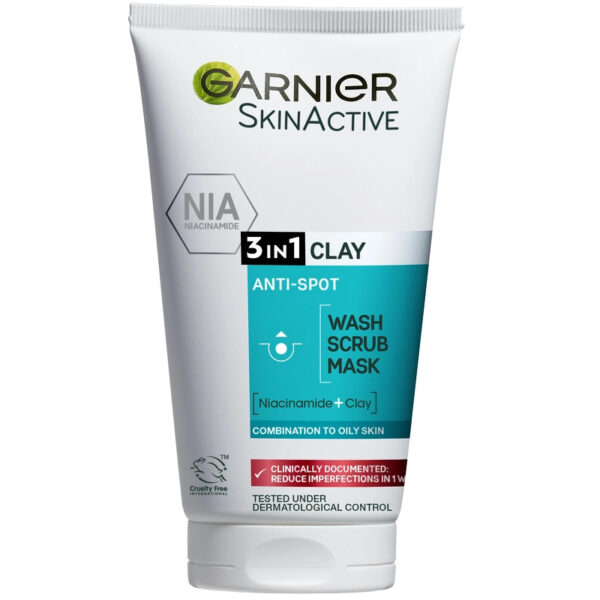 Garnier SkinActive Cleansing 3-In-1 Clay 150 ml