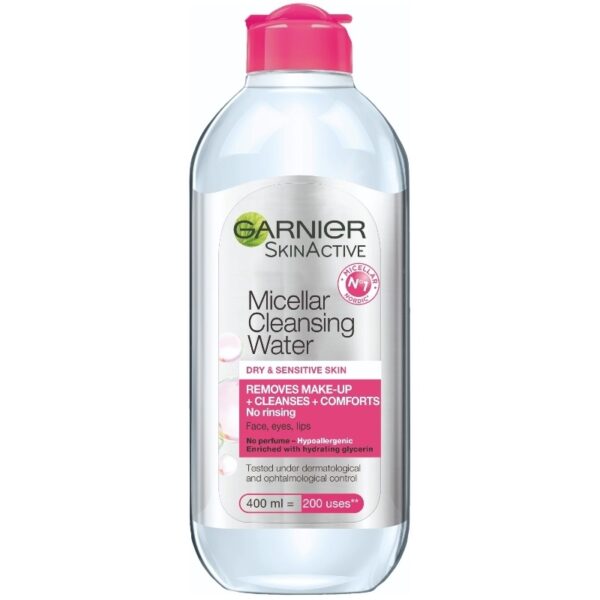 Garnier Skinactive Cleansing Micellar Water Dry & Sensitive Skin 400 ml