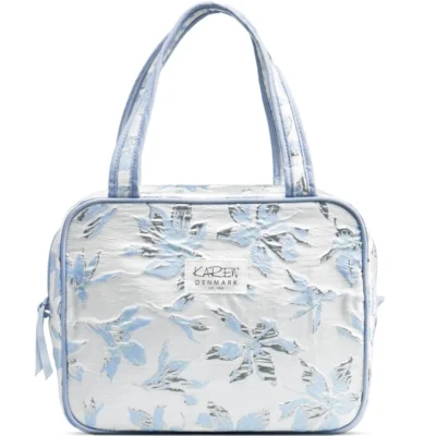 Gillian Jones Karen Cosmetic Bag With Straps - Blue 10075-86