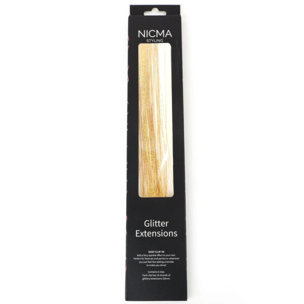 NICMA Styling Glitter Extensions - Gold