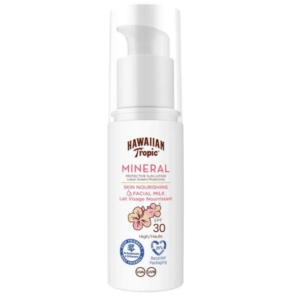 Hawaiian Tropic Mineral Protection Facial Milk Lotion SPF 30 - 50 ml