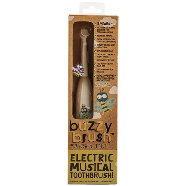 Jack N' Jill Buzzy Brush Electric Musical Toothbrush