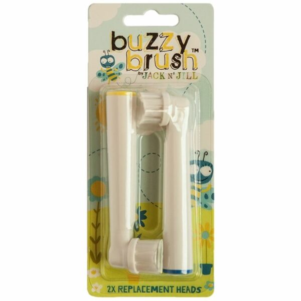 Jack N' Jill Replacement Brushes Buzzy Brush - 2 Pack