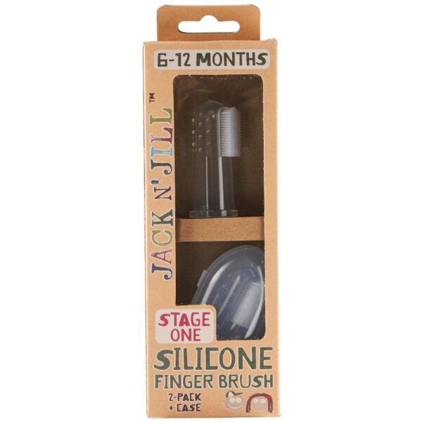 Jack N' Jill Silicone Finger Brush - 2 Pieces